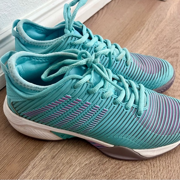 K-Swiss Women's Hypercourt Teal & Purple Athletic Sneakers - Picture 7 of 16